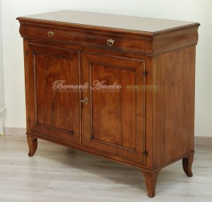 110cm classic style sideboard in solid walnut wood